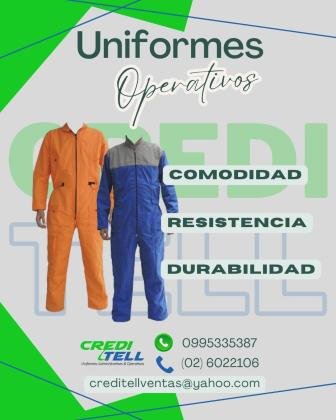 OVEROLES PARA UNIFORMES OPERATIVOS