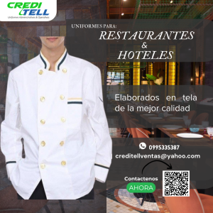 CHAQUETAS PARA PERSONAL DE COCINA