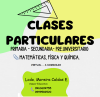 CLASES PARTICULARES A ESTUDIANTES DE EDUCACIÓN BÁSICA - BACHILLERATO – UNIVERSIDAD