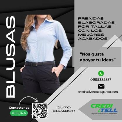BLUSAS PARA UNIFORMES EJECUTIVOS AL POR MAYOR