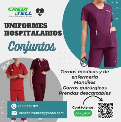 Conjuntos para personal de hospitales