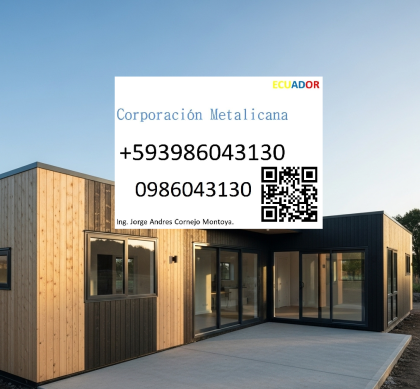 Empresa con servicio venta construcción y mantenimiento de casas prefabricadas en Duran Guayaquil Samborondón Ecuador Latinoamérica