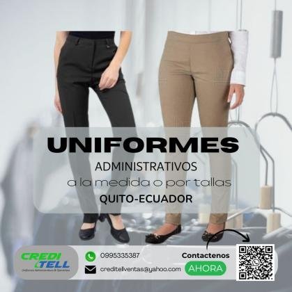 Pantalón a la medida para uniformes administrativos