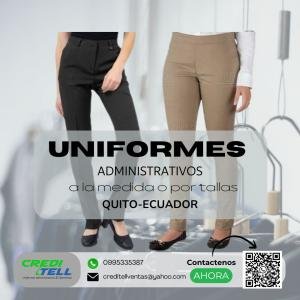 Pantalón a la medida para uniformes administrativos