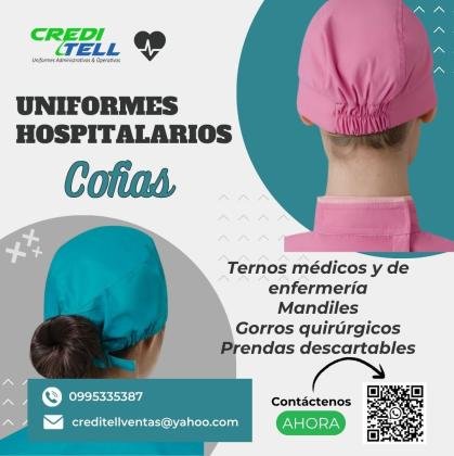 GORROS PARA UNIFORMES MEDICOS