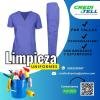 CONJUNTO EN TELA RESISTENTE PARA UNIFORMES DE LIMPIEZA
