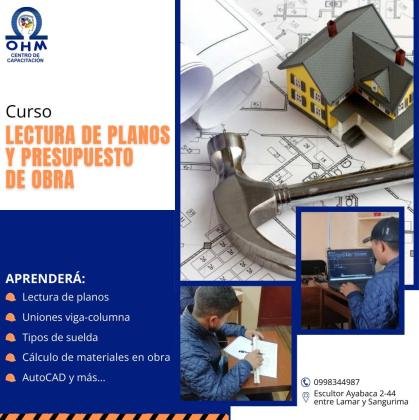 CURSO LECTURA DE PLANOS Y PRESUPUESTO DE OBRA