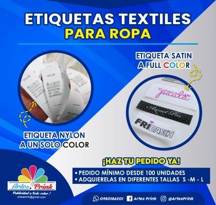 Etiquetas textiles