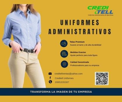 Prendas semiformales para uniformes administrativos