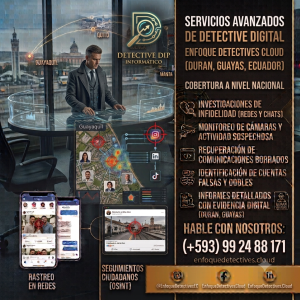 Servicios Integrales de Investigación Privada +593963809259